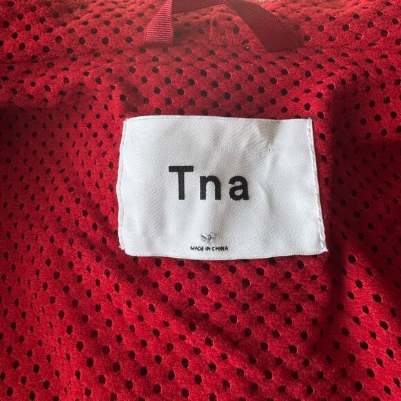 ♥️ Host Pick! ♥️ Aritzia Tna Fleecy Sherpa Swann jacket with hoodie - size M - Picture 7 of 9